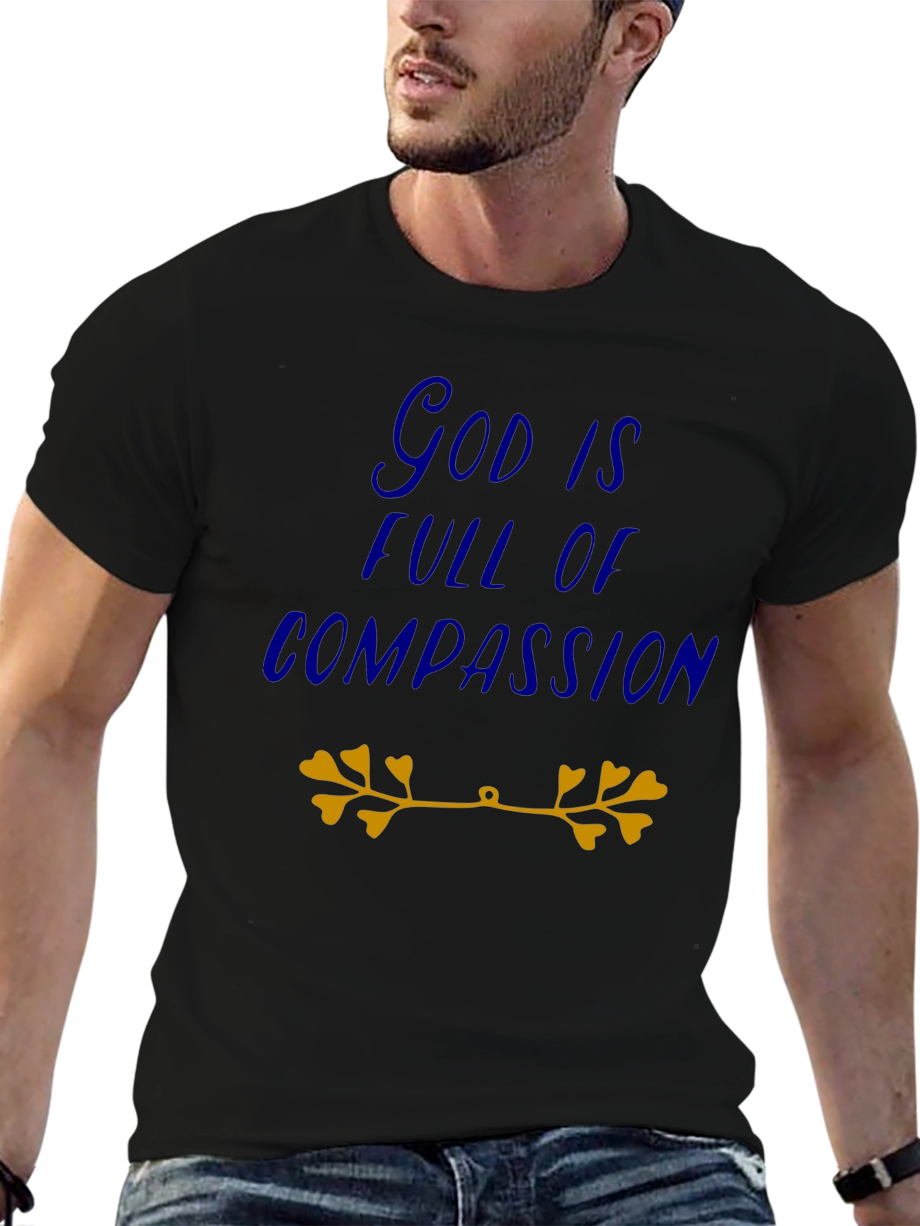 God is Compassion T-Shirt - Black