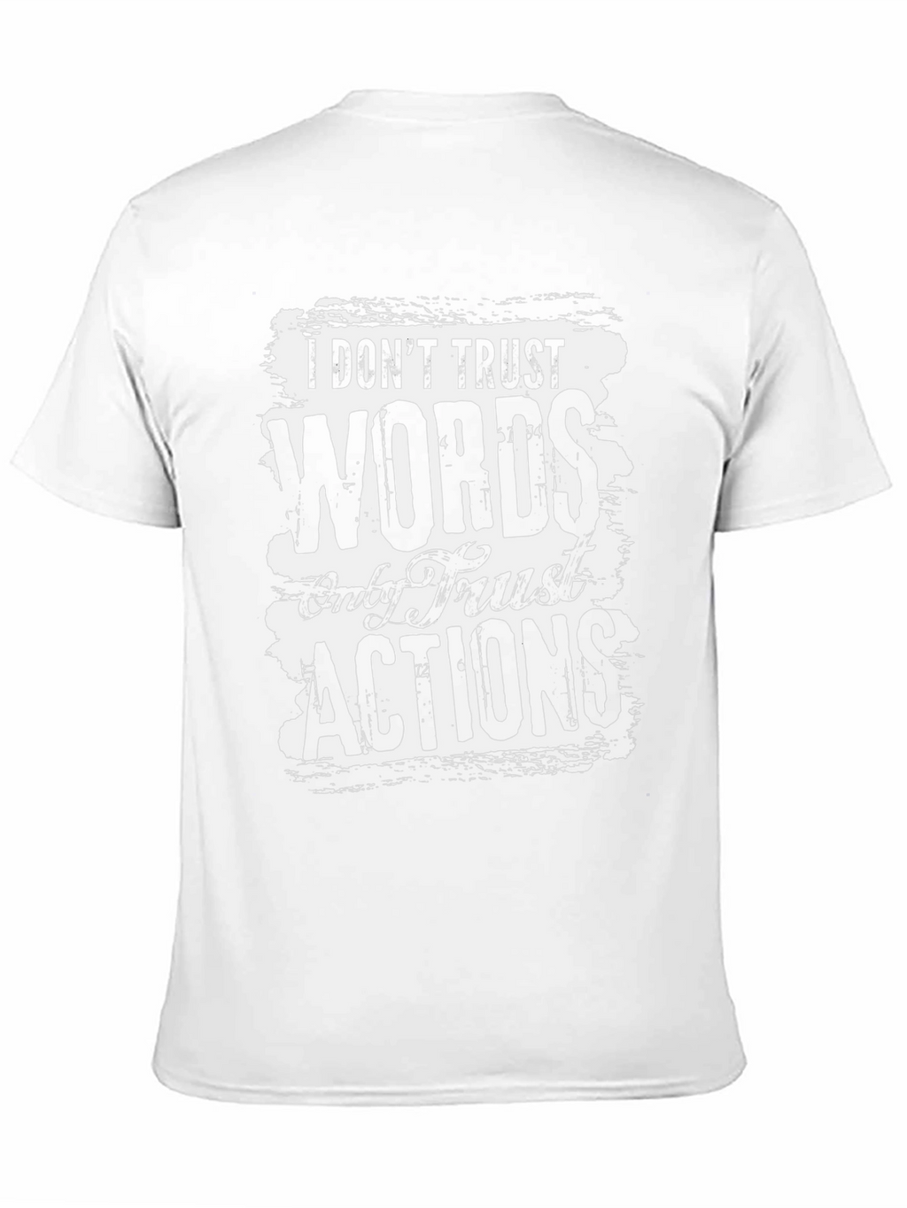 Trust Actions Black Graphic T-Shirt