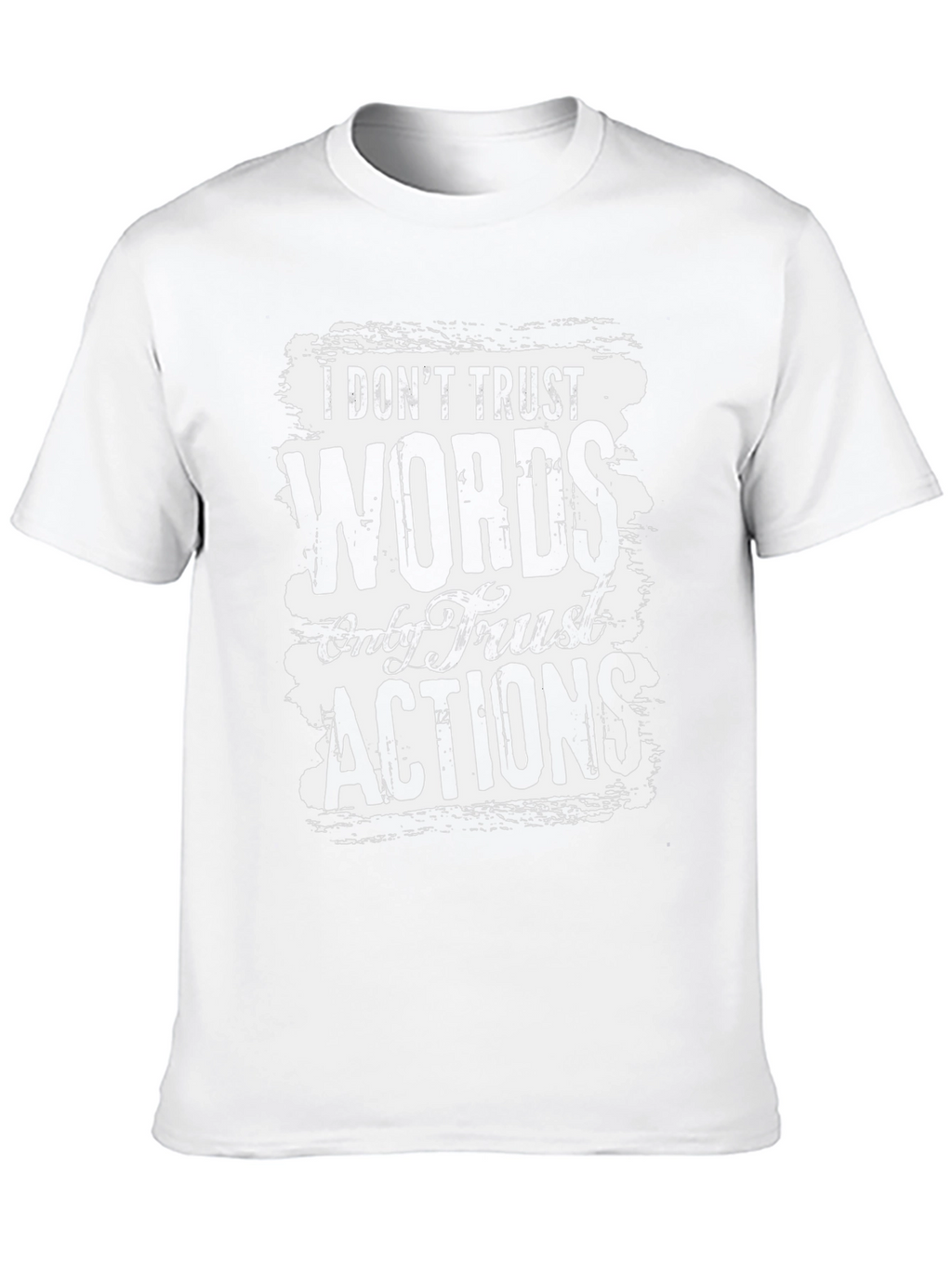 Trust Actions Black Graphic T-Shirt