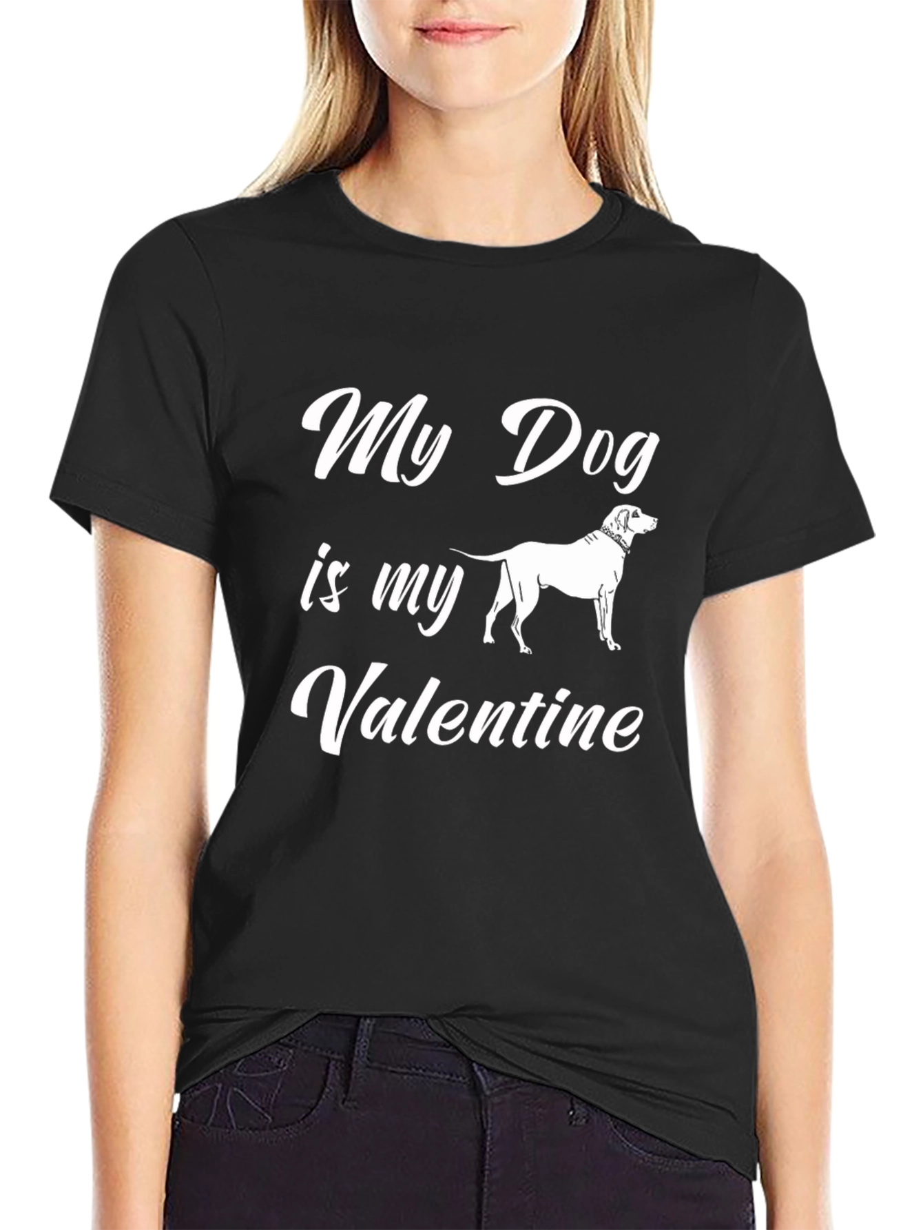 My Dog is My Valentine T-Shirt