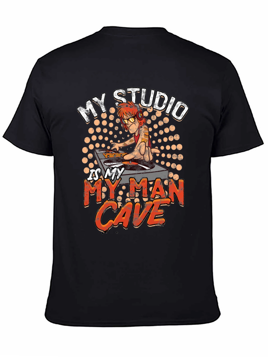 DJ Man Cave Graphic Tee - Studio Shirt