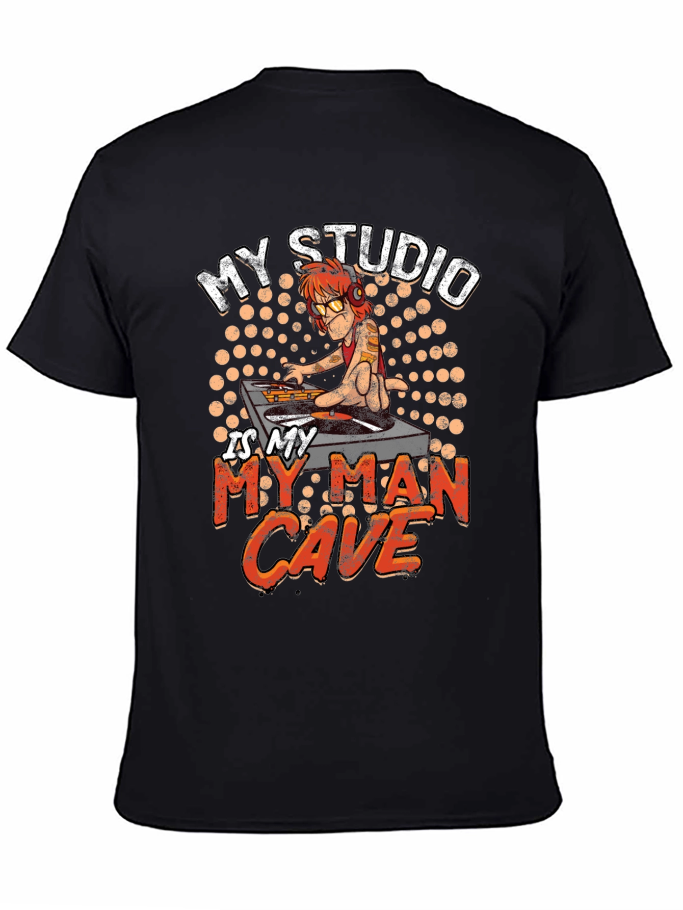 DJ Man Cave Graphic Tee - Studio Shirt