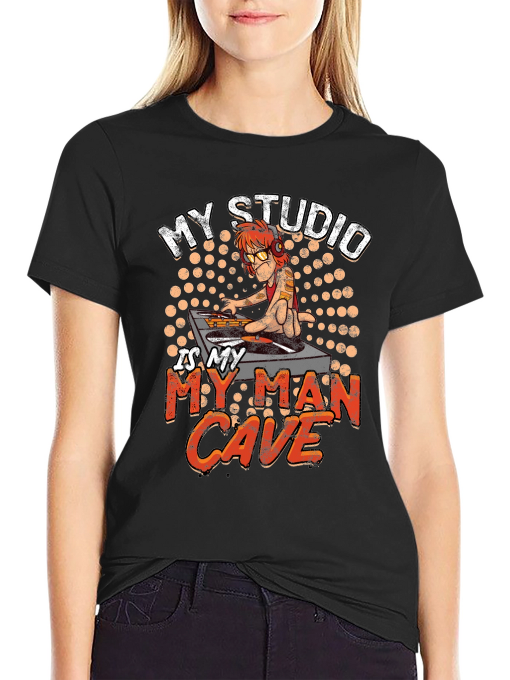 DJ Man Cave Graphic Tee - Studio Shirt