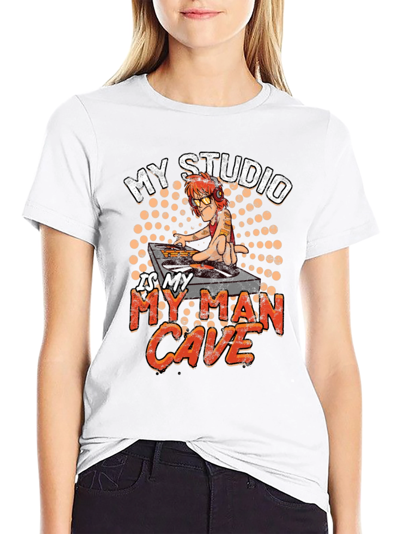 DJ Man Cave Graphic Tee - Studio Shirt