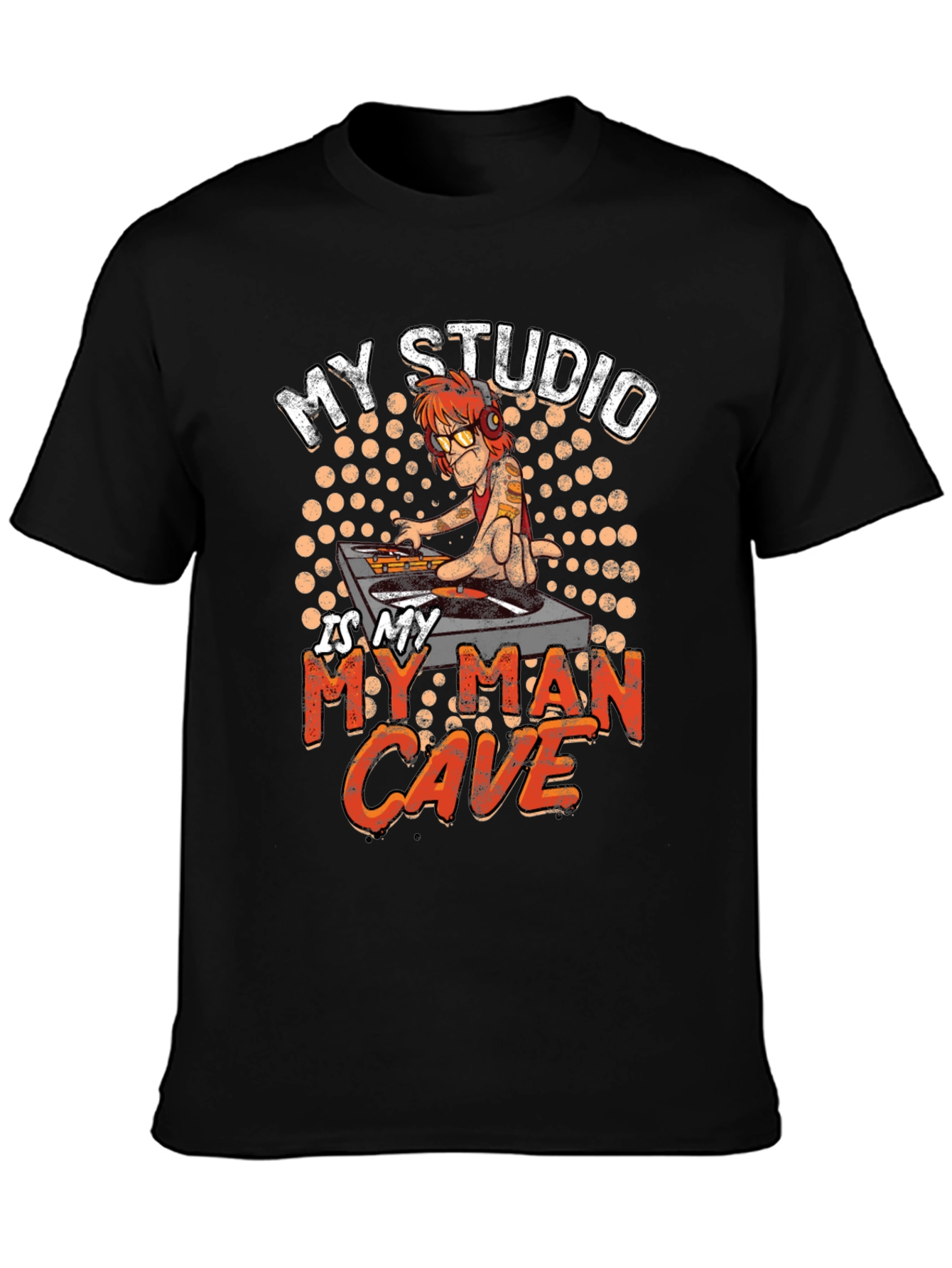 DJ Man Cave Graphic Tee - Studio Shirt