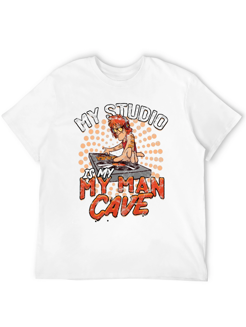 DJ Man Cave Graphic Tee - Studio Shirt
