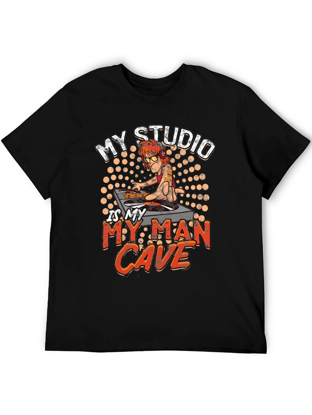 DJ Man Cave Graphic Tee - Studio Shirt