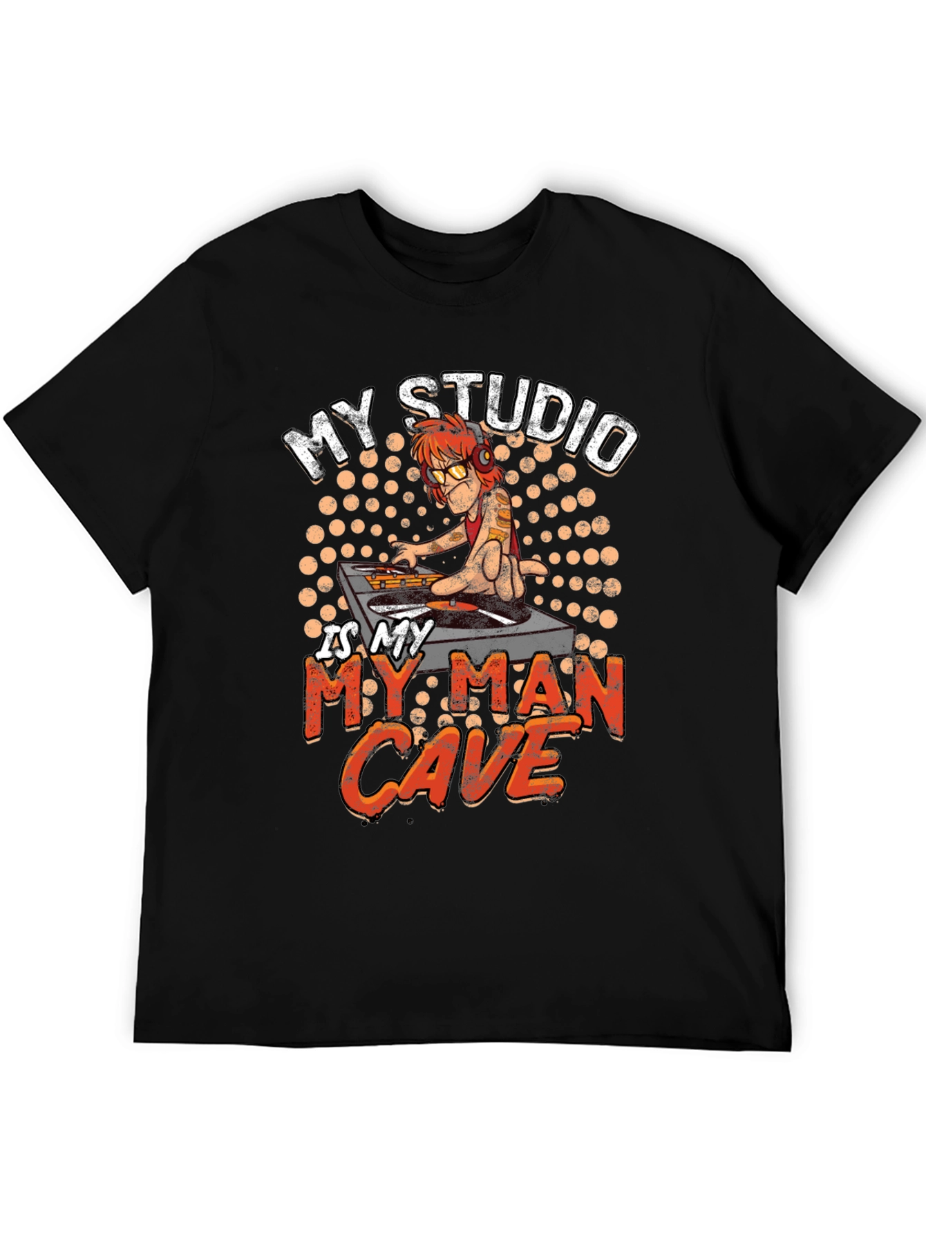 DJ Man Cave Graphic Tee - Studio Shirt