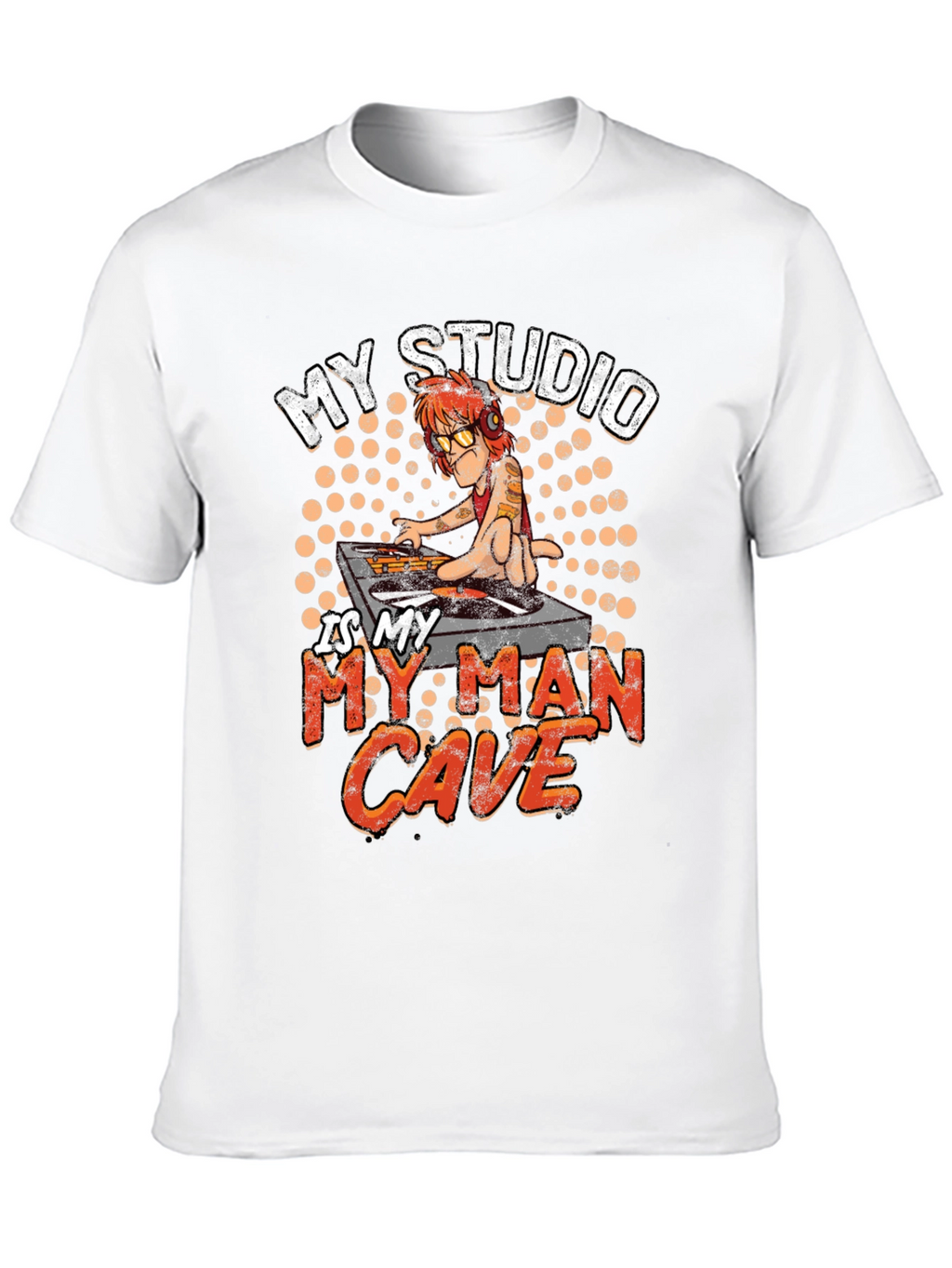 DJ Man Cave Graphic Tee - Studio Shirt