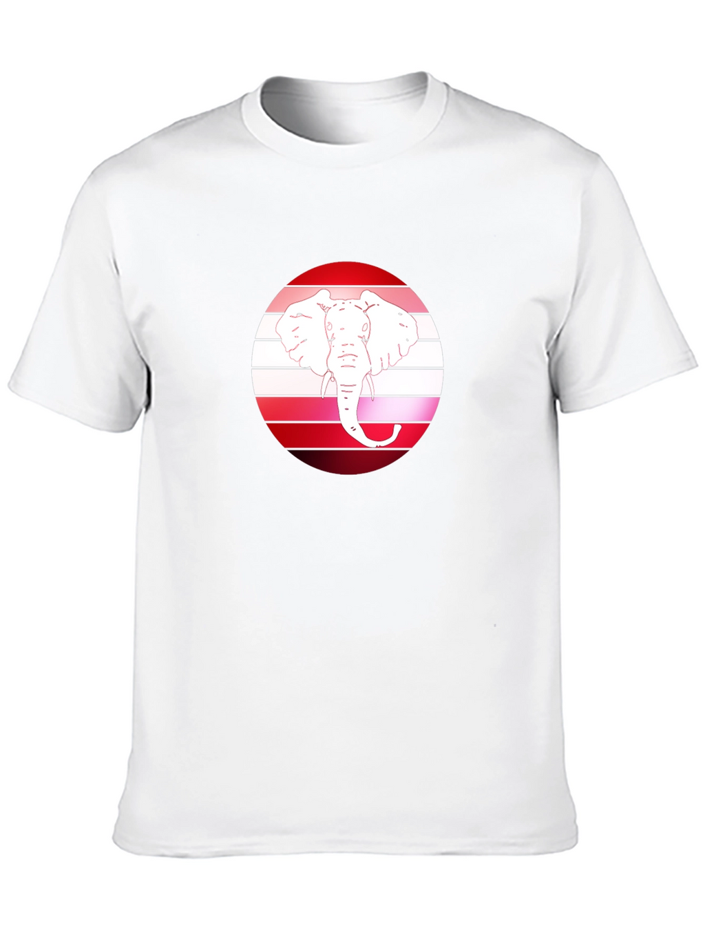 Elephant Graphic Tee - Stylish Mens Black T-Shirt