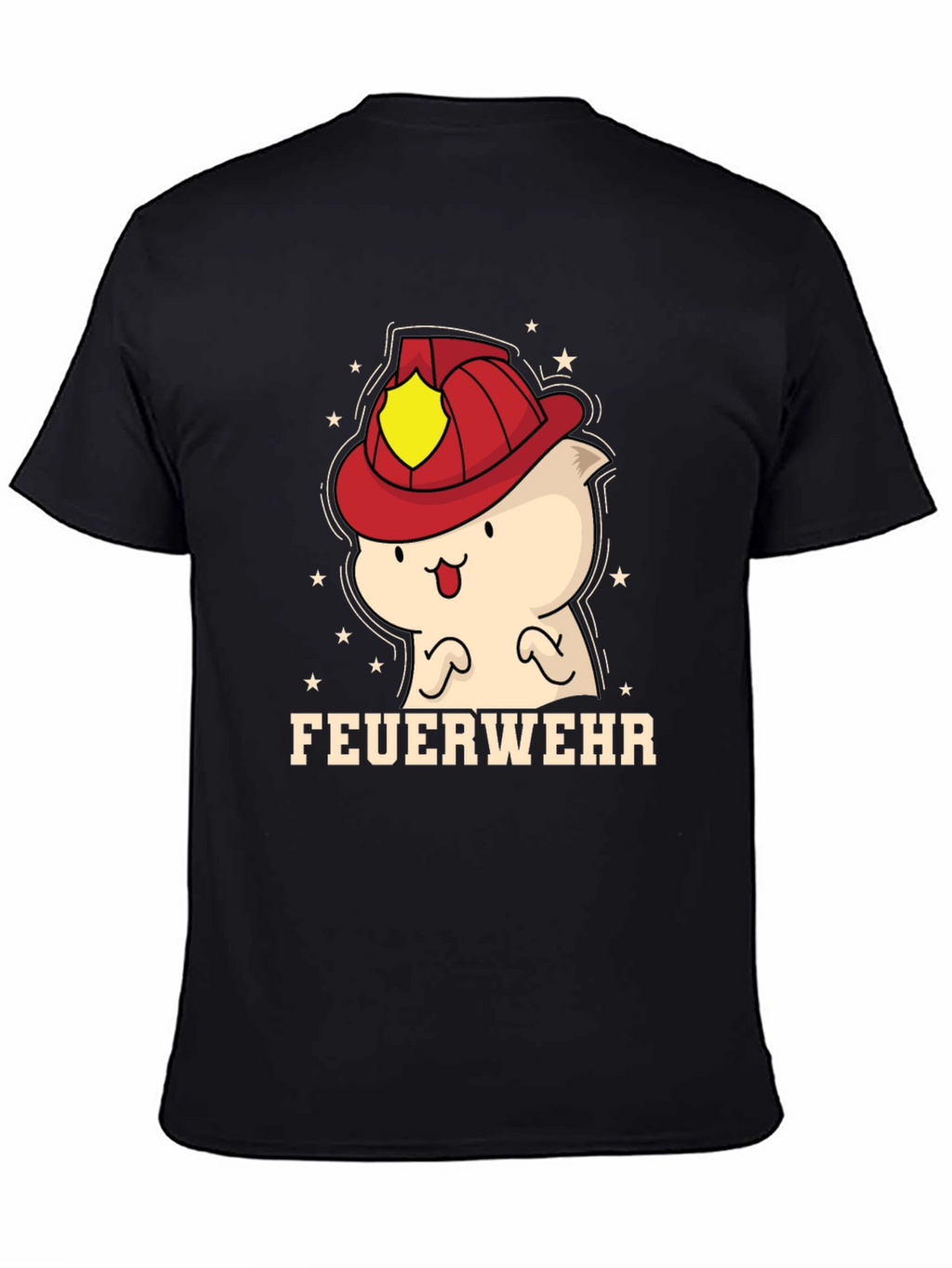 Cartoon Firefighter T-Shirt