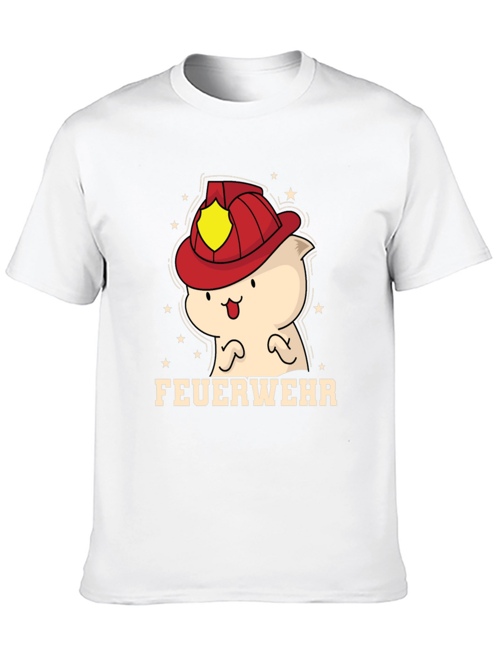 Cartoon Firefighter T-Shirt