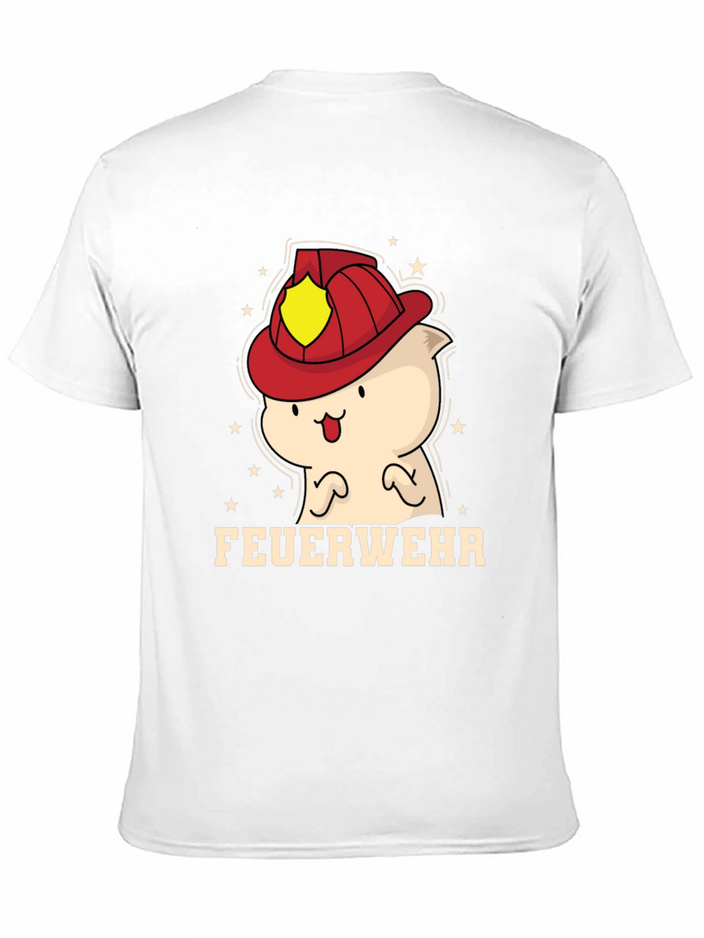 Cartoon Firefighter T-Shirt