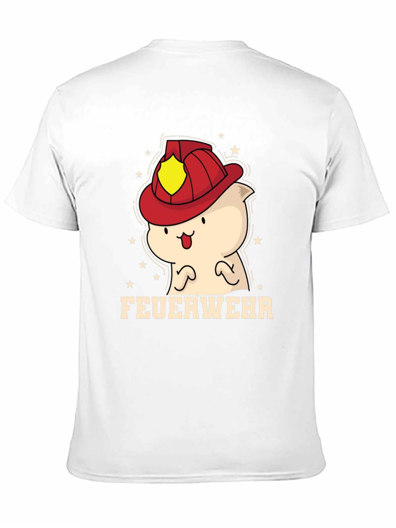 Cartoon Firefighter T-Shirt