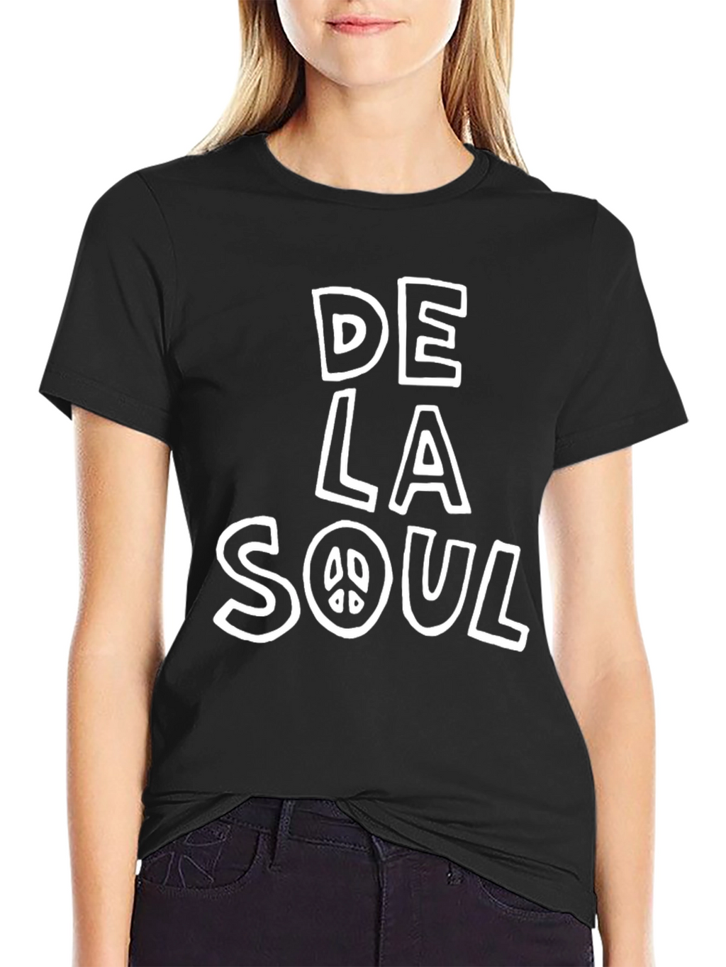 De La Soul Black Graphic T-Shirt