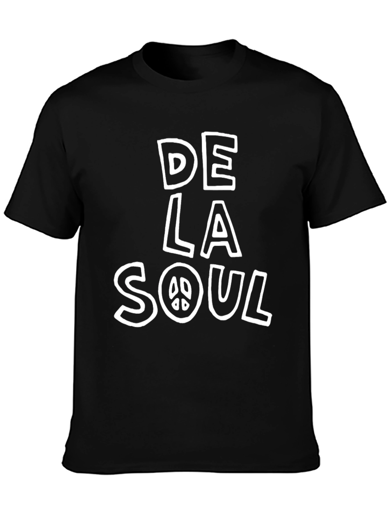 De La Soul Black Graphic T-Shirt
