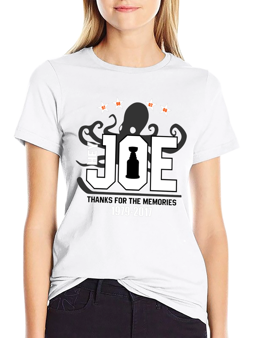 Hey Joe T-Shirt - Detroit Hockey Memories Tee