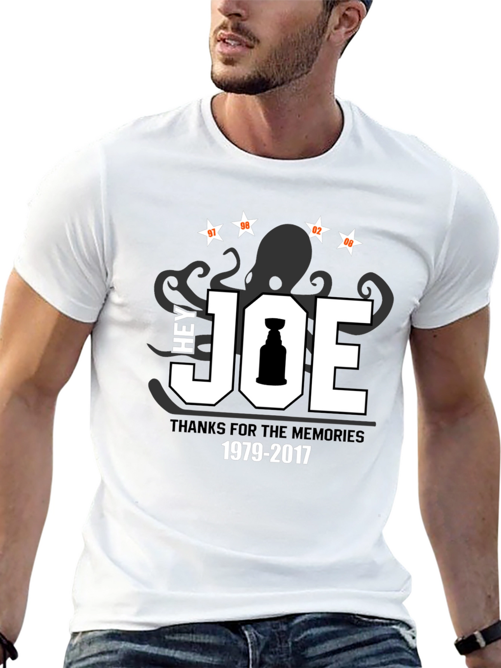 Hey Joe T-Shirt - Detroit Hockey Memories Tee