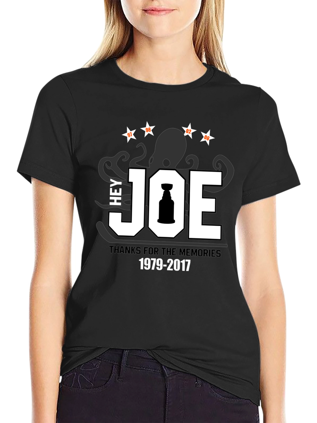 Hey Joe T-Shirt - Detroit Hockey Memories Tee