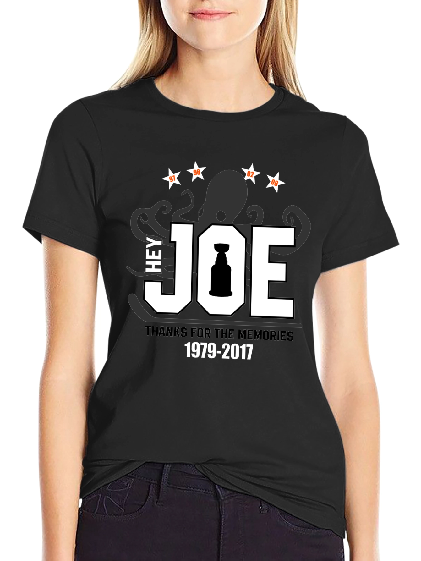 Hey Joe T-Shirt - Detroit Hockey Memories Tee