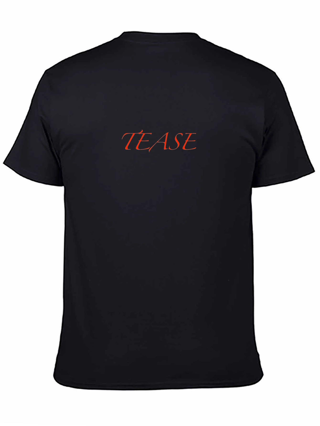 Tease Black Tee - Stylish Casual Wear