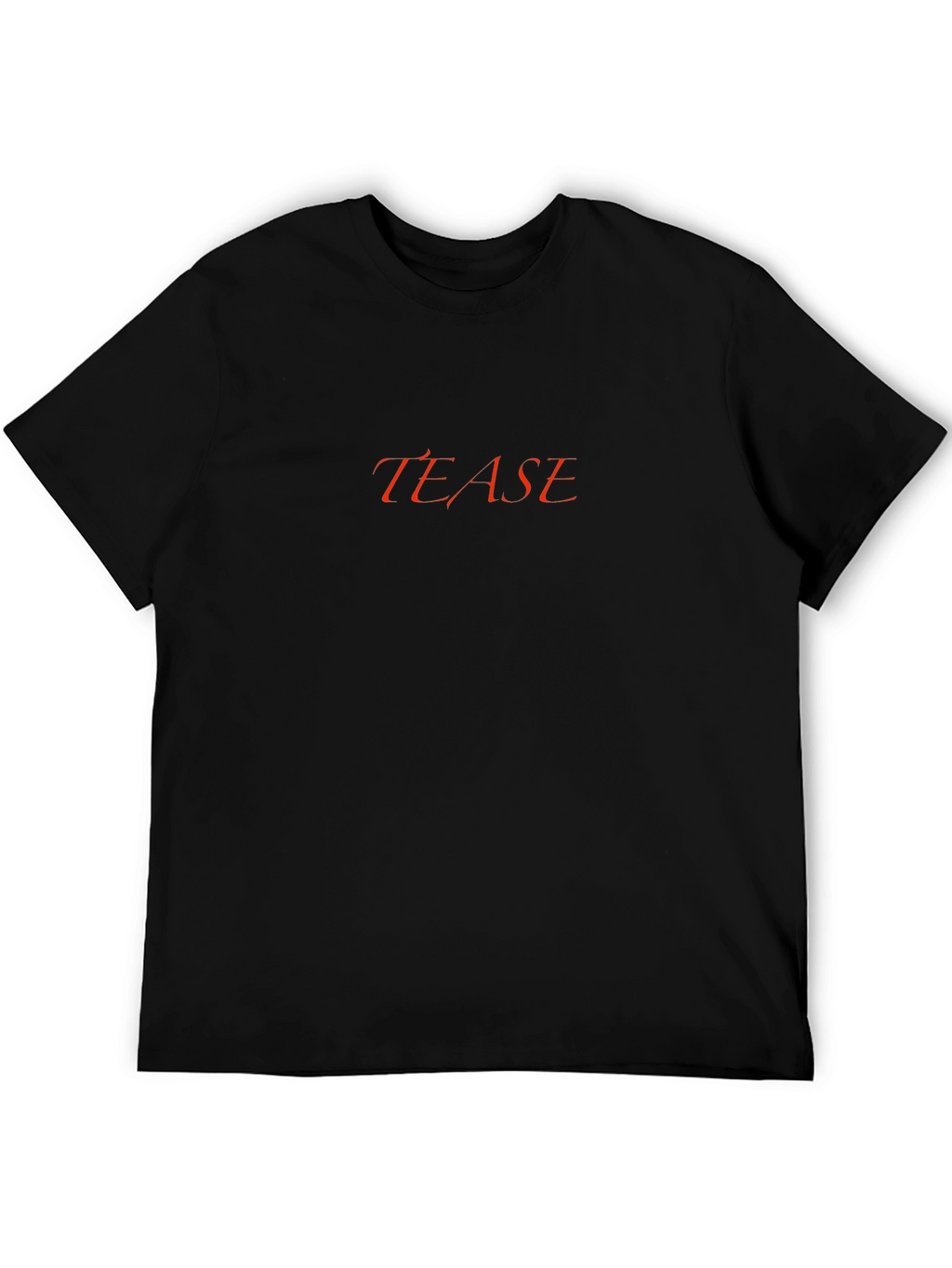 Tease Black Tee - Stylish Casual Wear