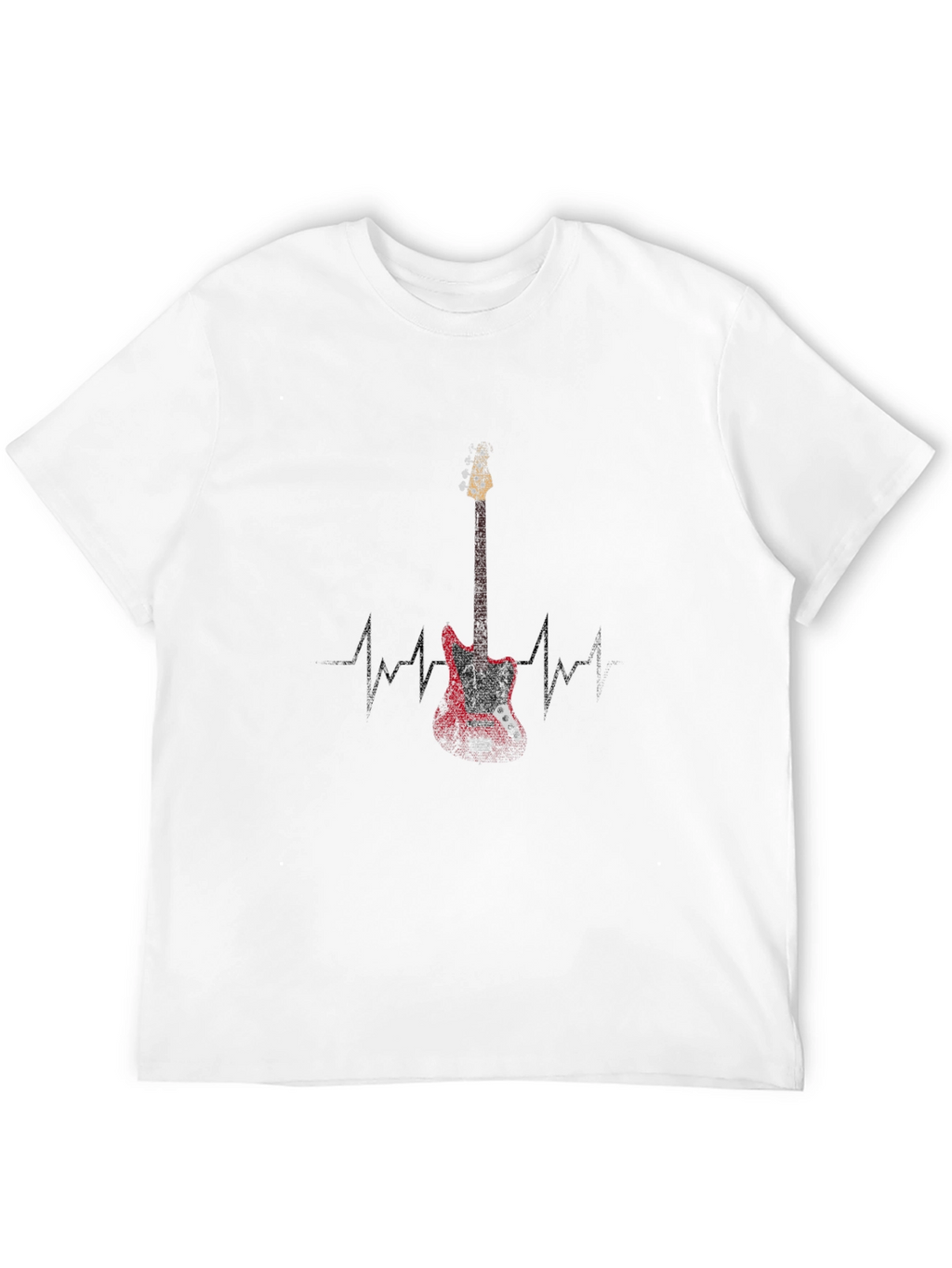 Guitar Heartbeat Graphic Tee