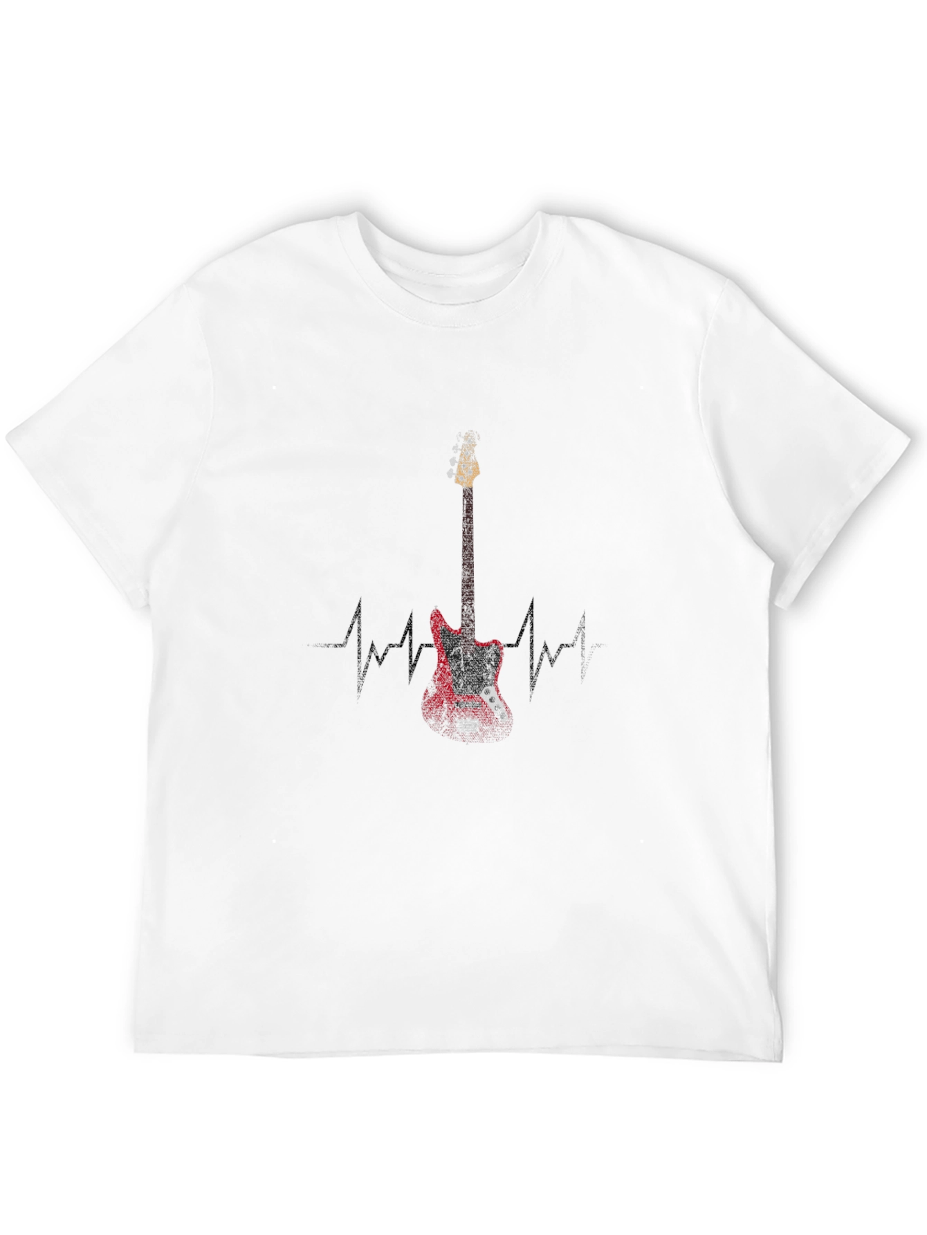 Guitar Heartbeat Graphic Tee