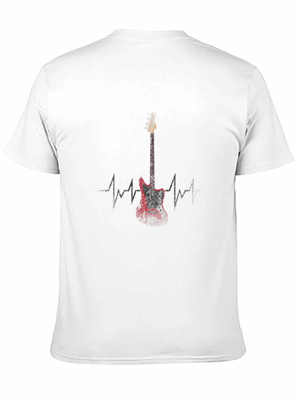 Guitar Heartbeat Graphic Tee