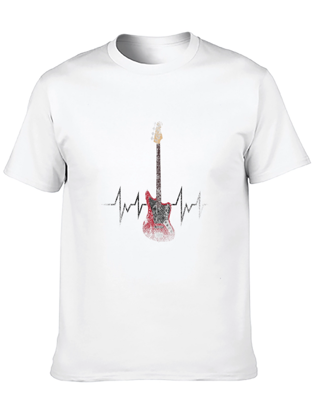 Guitar Heartbeat Graphic Tee