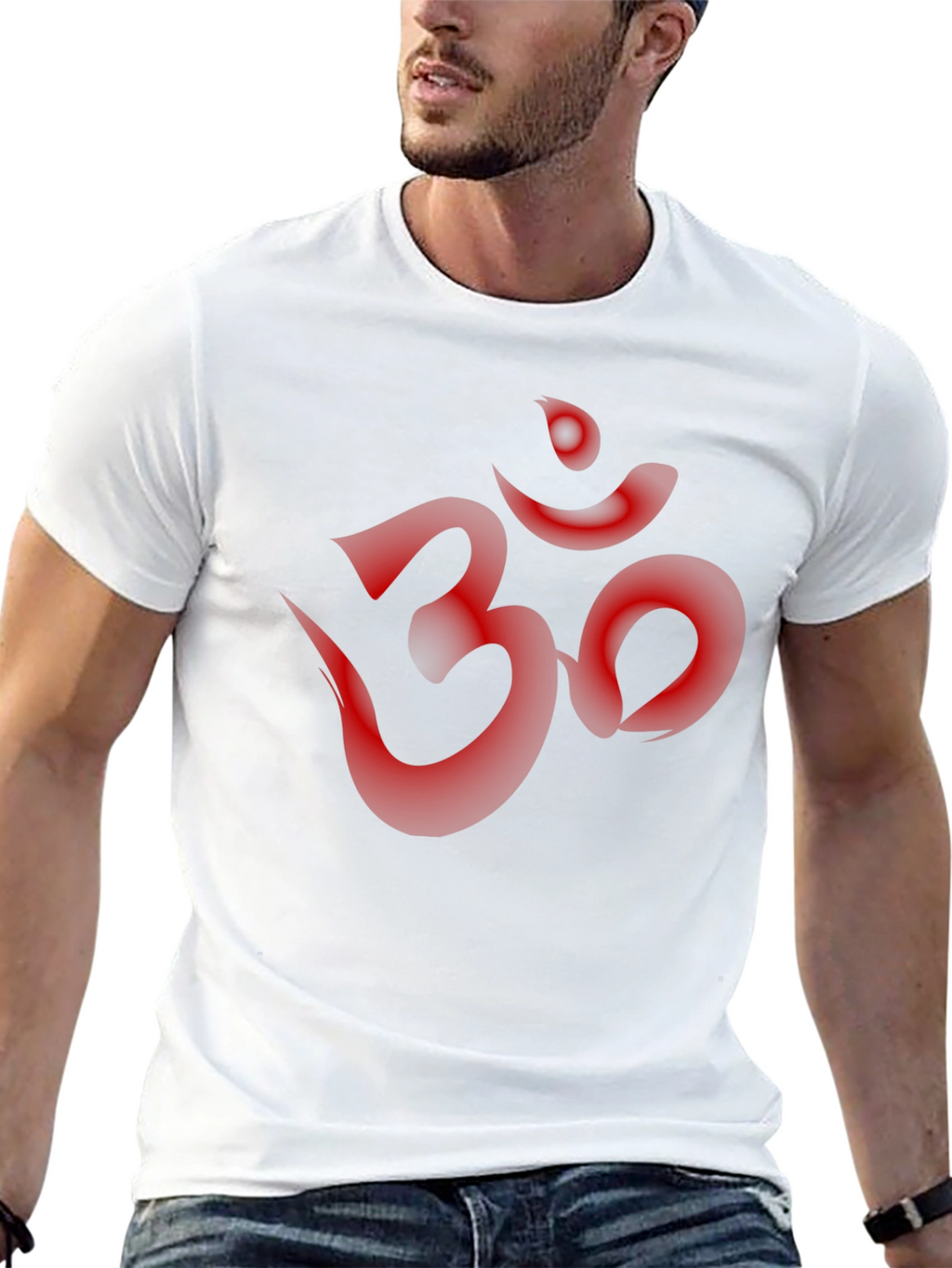 Om Symbol Graphic T-Shirt - Spiritual Style