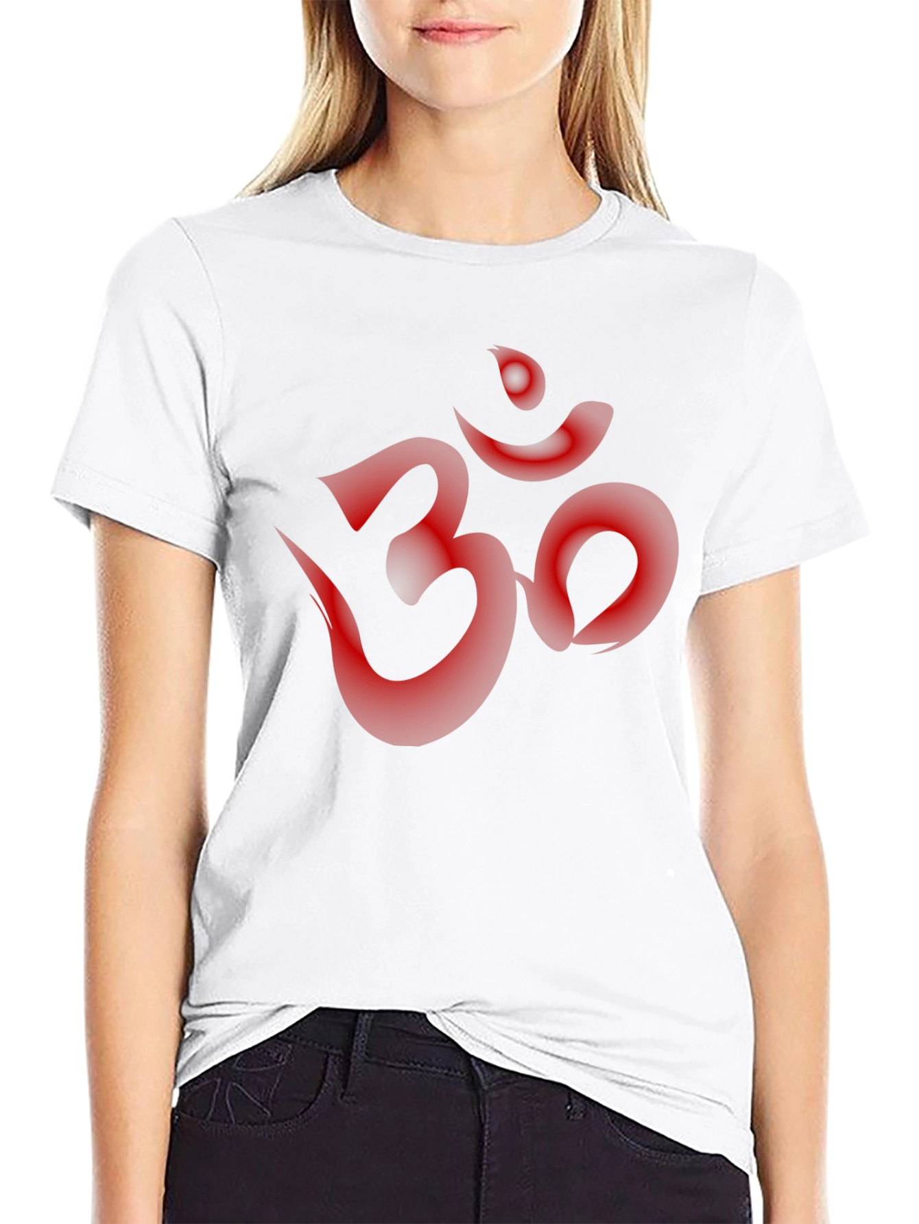 Om Symbol Graphic T-Shirt - Spiritual Style