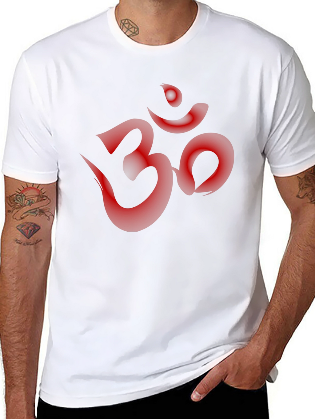 Om Symbol Graphic T-Shirt - Spiritual Style