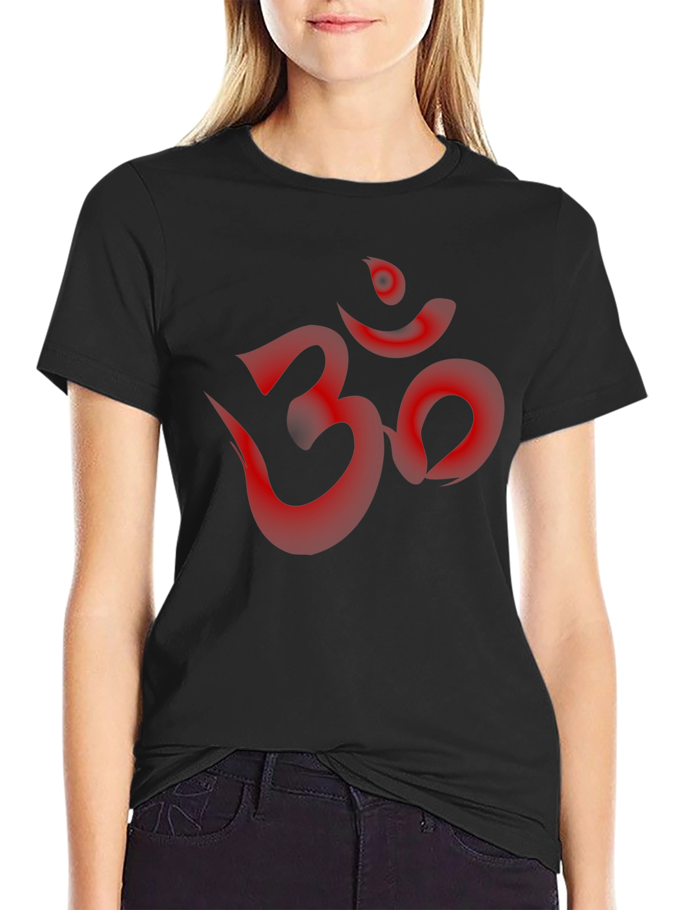 Om Symbol Graphic T-Shirt - Spiritual Style