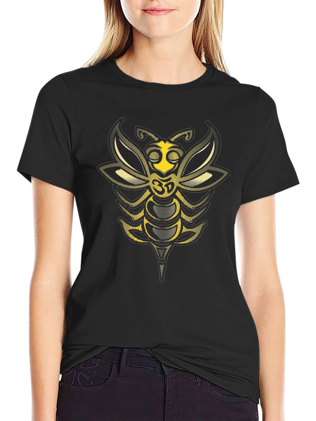 Wasp Graphic T-Shirt - Black Cotton Tee