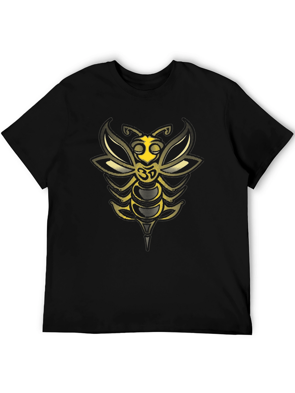 Wasp Graphic T-Shirt - Black Cotton Tee