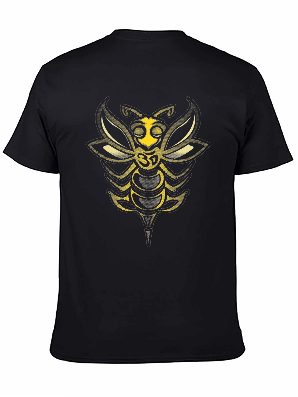 Wasp Graphic T-Shirt - Black Cotton Tee