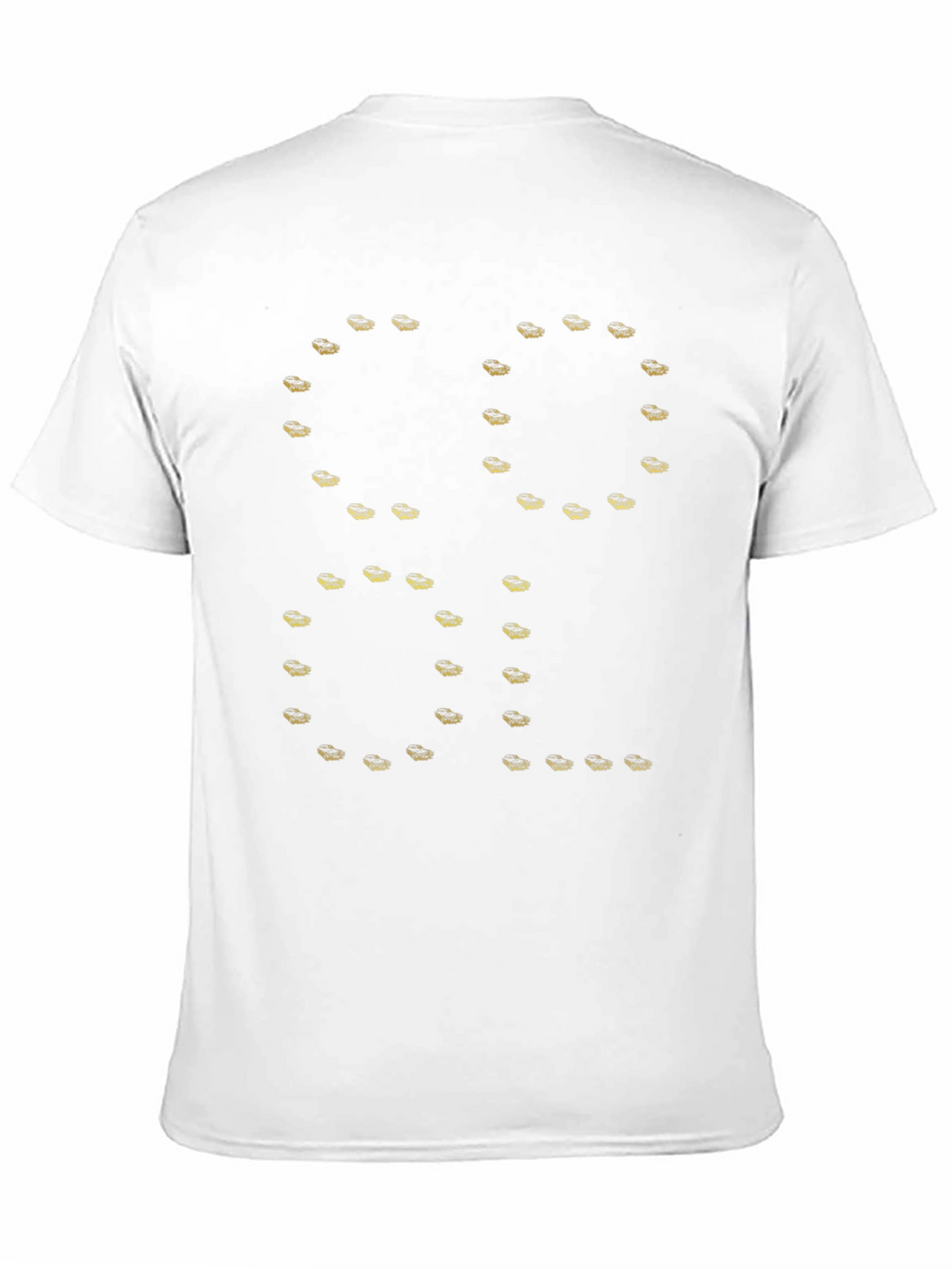 Cool Shirt - Black Tee with Unique Gold Design