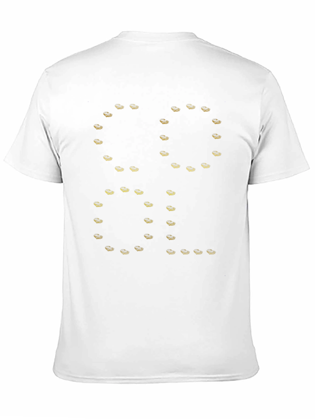 Cool Shirt - Black Tee with Unique Gold Design