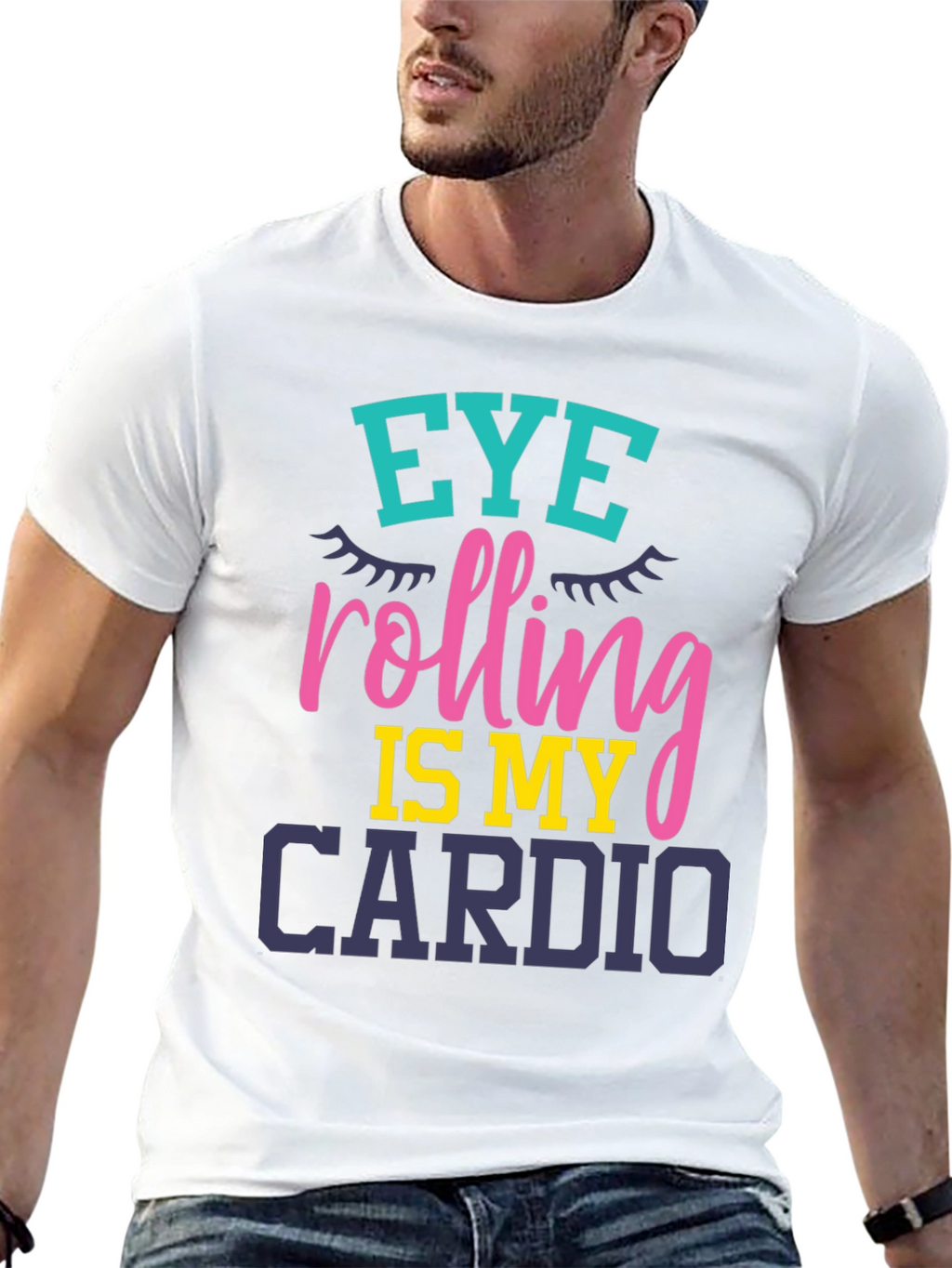 Eye Rolling Is My Cardio Graphic T-Shirt