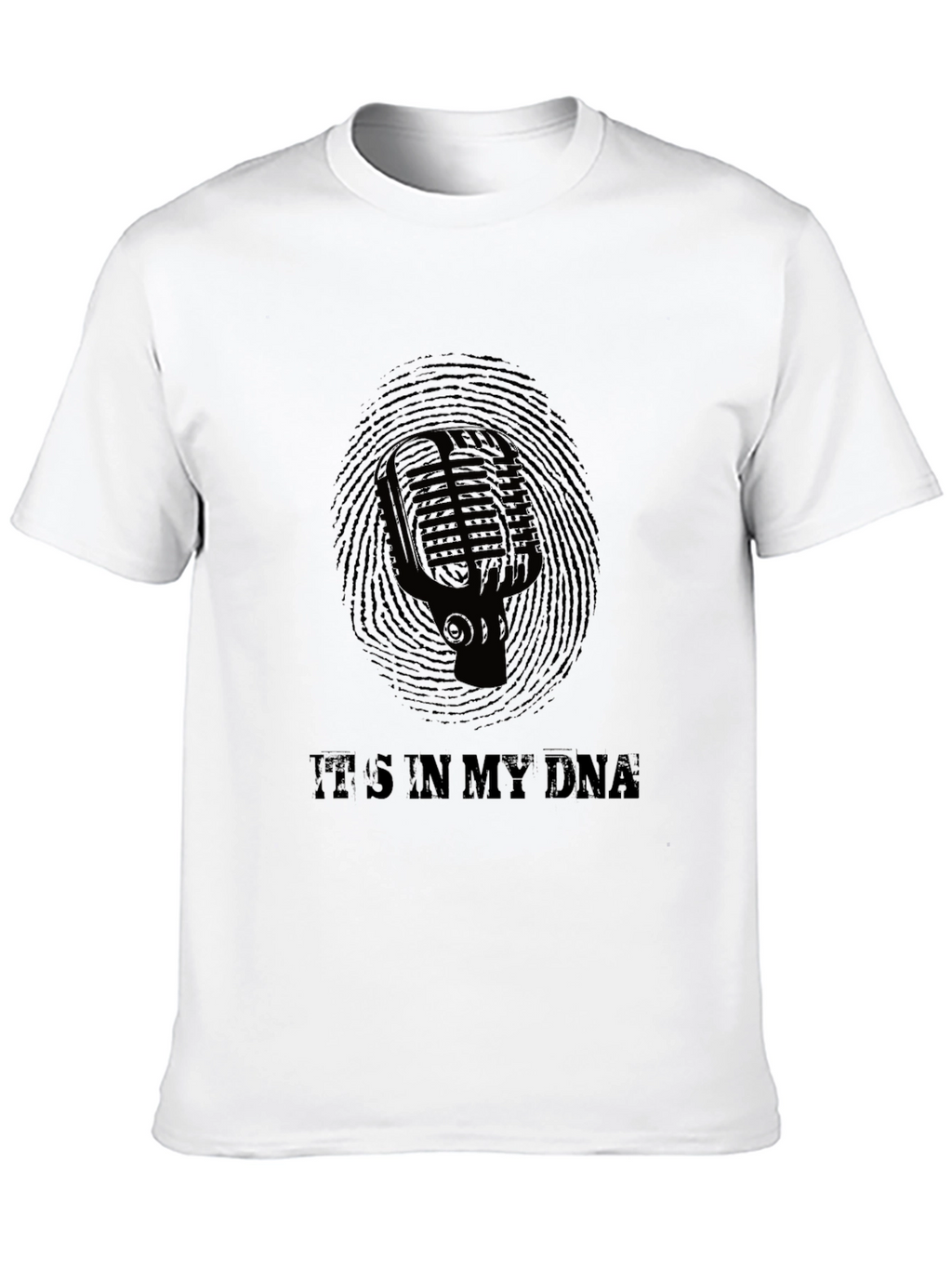Microphone DNA Black T-Shirt