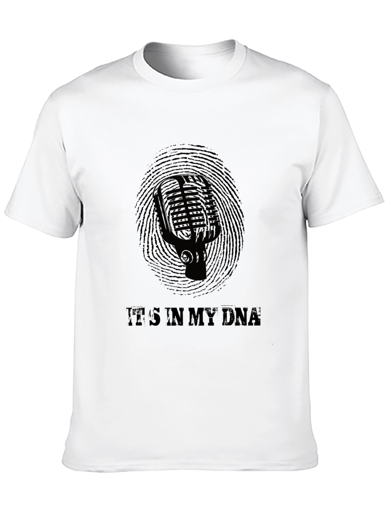 Microphone DNA Black T-Shirt