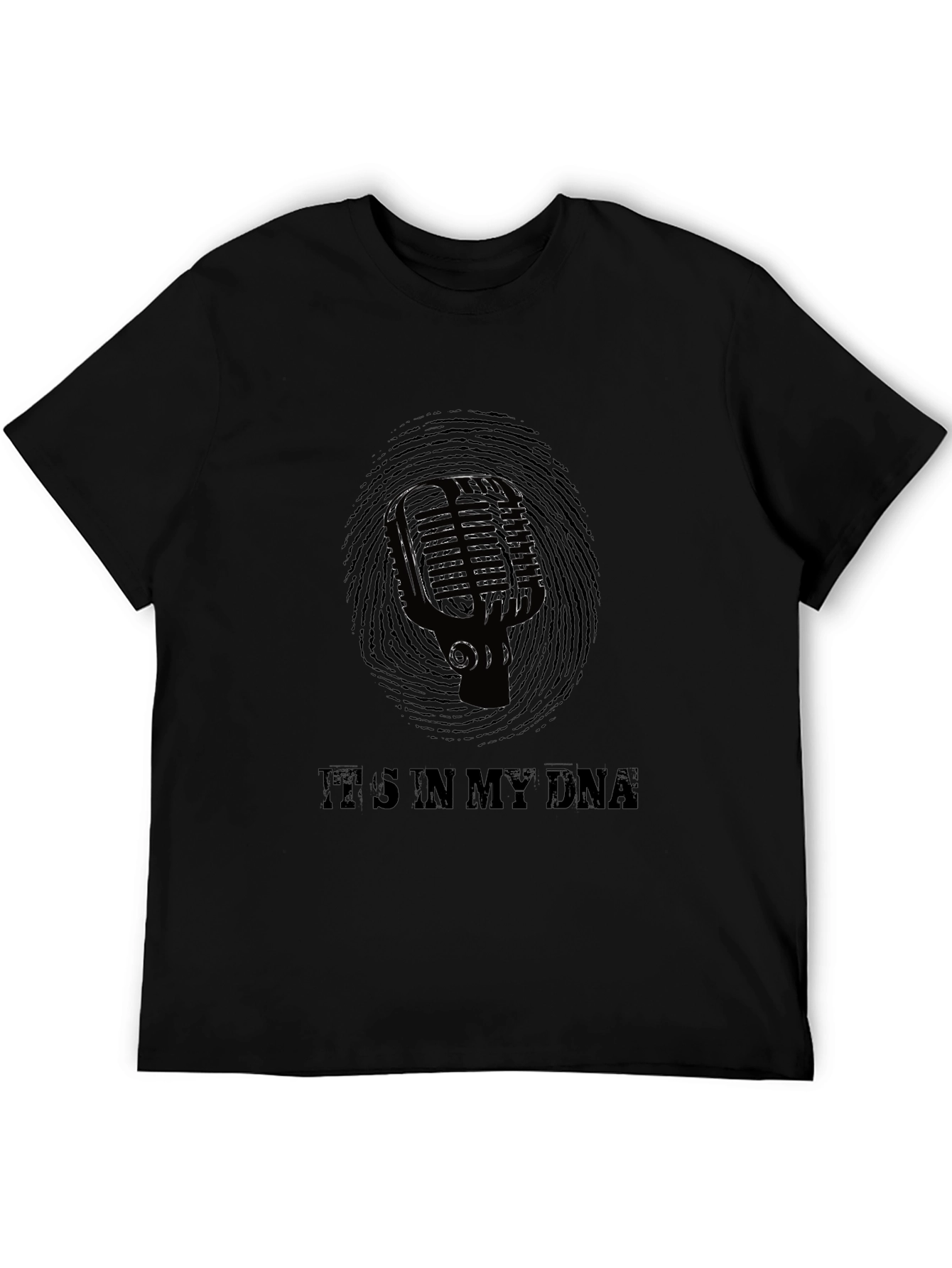 Microphone DNA Black T-Shirt