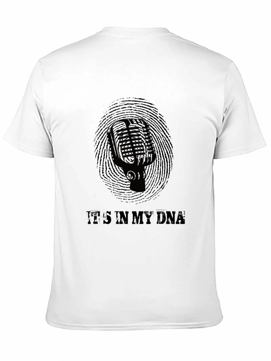 Microphone DNA Black T-Shirt
