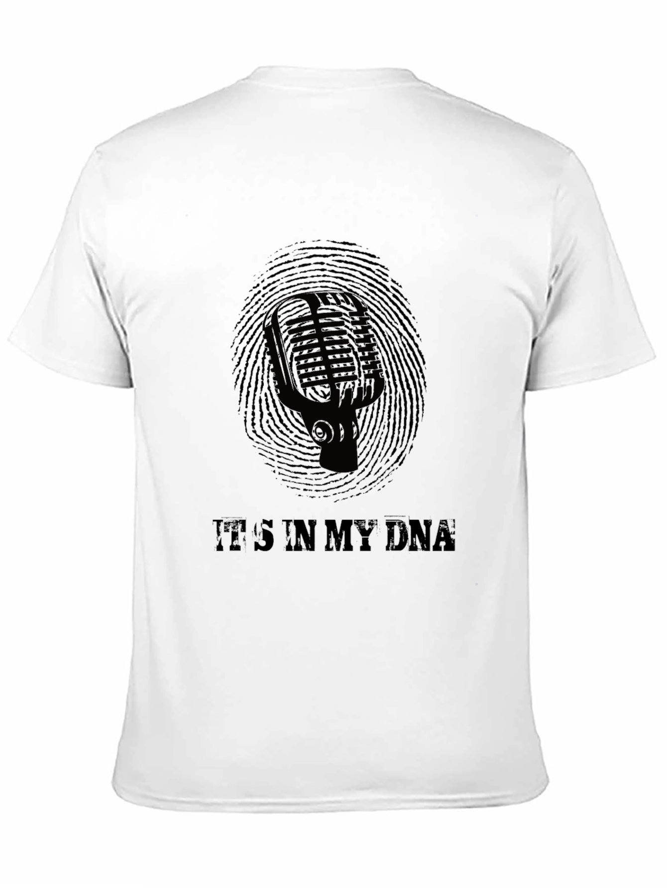 Microphone DNA Black T-Shirt