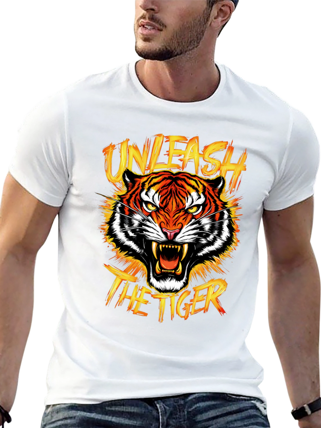 Unleash The Tiger Graphic Tee