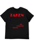 Taken Definition Graphic Tee - Funny Relationship Shirt