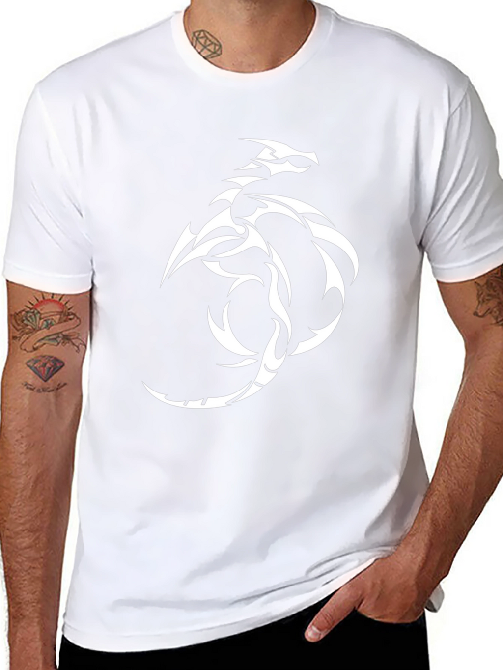 Black Dragon Graphic Tee - Mens