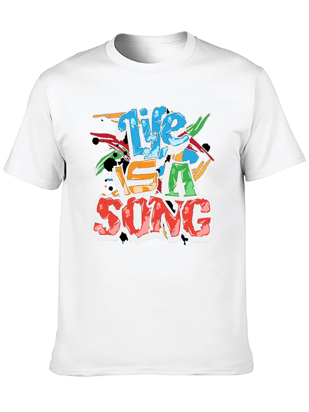 Life Is A Song Black T-Shirt