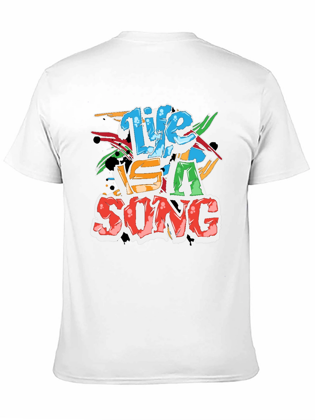 Life Is A Song Black T-Shirt